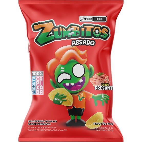 Zumbitos assado presunto 100g