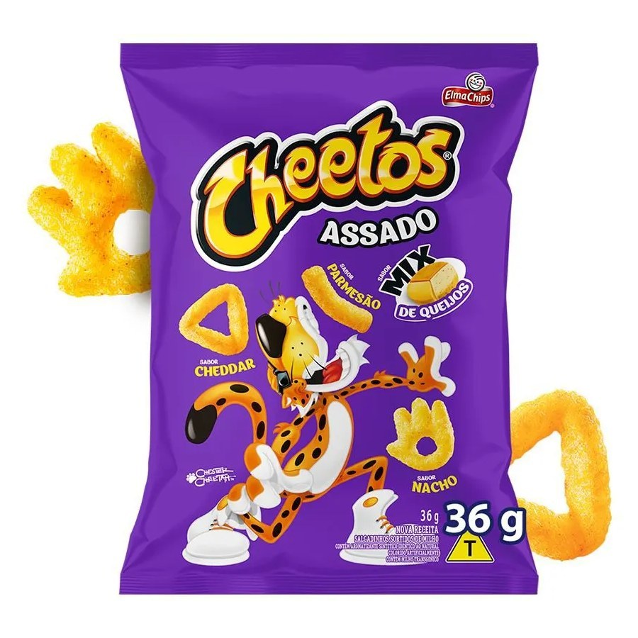 Cheetos assado mix de queijos 36g
