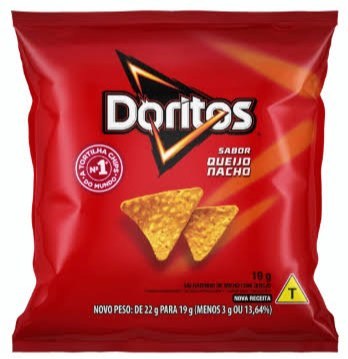 Doritos pequeno sabor queijo nacho 19g