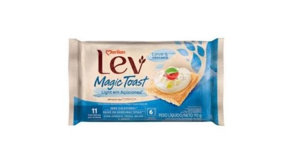 Torrada marilan lev magic toast Light em açúcares 110g