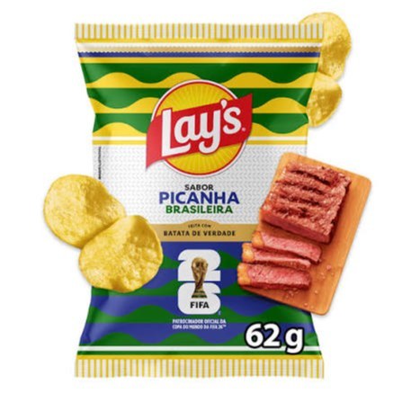 Batata Lays sabor picanha brasileira 70g