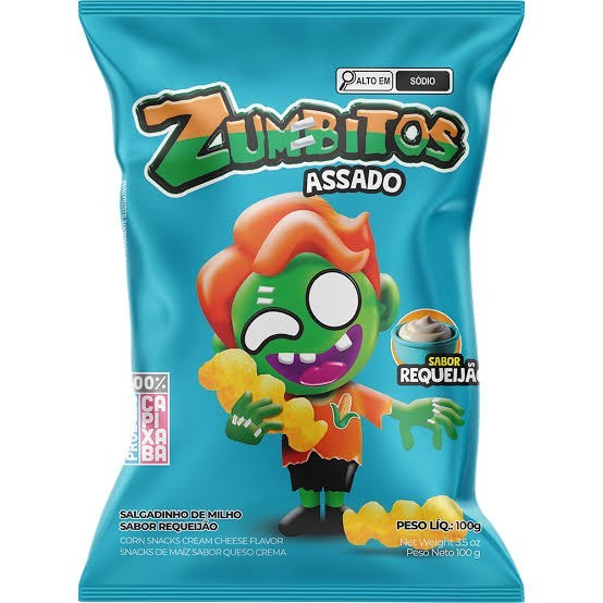 Zumbitos sabor requeijão 100g