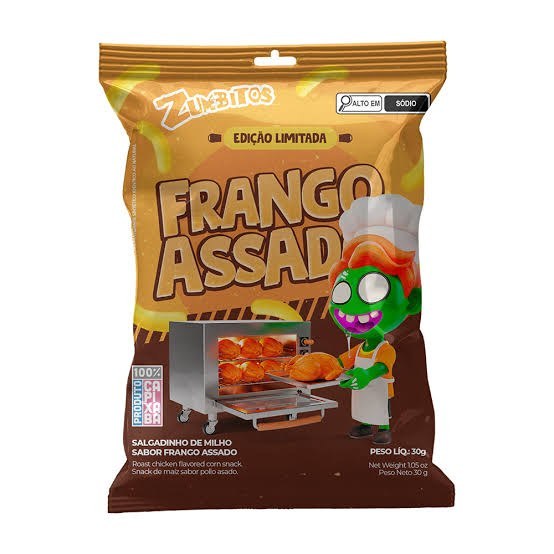 Zumbitos assado sabor frango 100g
