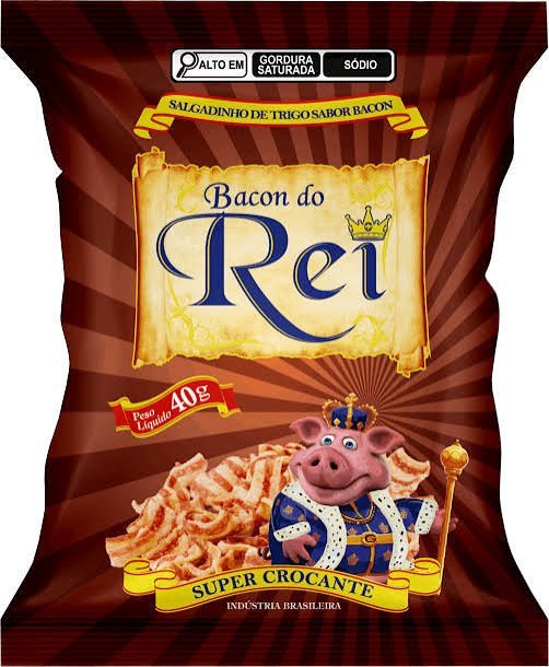 Biscoito bacon do rei 40g