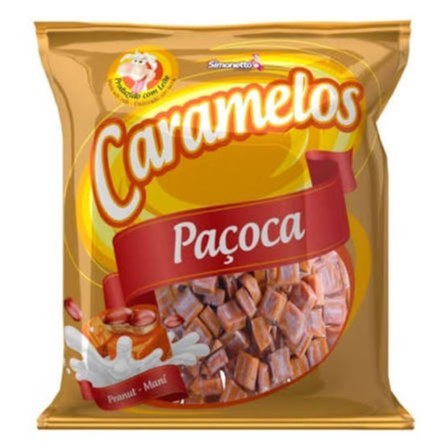 Bala de caramelo paçoca 500g