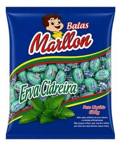 Bala marlon de erva cidreira 600g