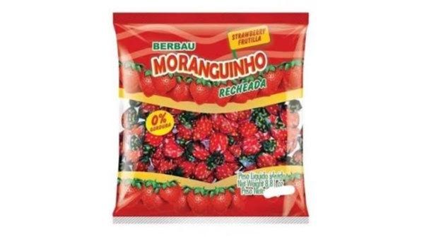 Bala moranguinho berbau 500g