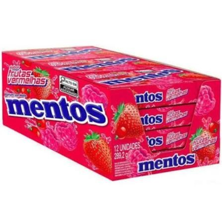 Mentos sabor frutas vermelhas 289,3g